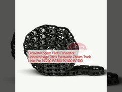 Τμήματα ανταλλακτικών εξορυκτικών εξορυκτικών εξαρτημάτων υποτροχιάς εξορυκτικών εξορυκτικών αλυσίδων τροχών για PC200 PC300 PC400 PC500