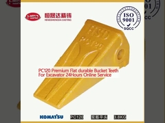 PC120 Premium επίπεδα ανθεκτικά δόντια κουβά για εξορυκτήρα 24ωρη ηλεκτρονική υπηρεσία