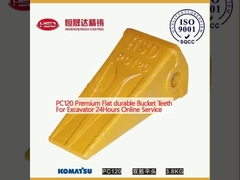 PC120 Premium επίπεδα ανθεκτικά δόντια κουβά για εξορυκτήρα 24ωρη ηλεκτρονική υπηρεσία