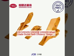 JCB 53103205 53103208 53103209 Σχεδιασμός αποδοτικότητας δοντιών κουβάς φορτιστή τροχών