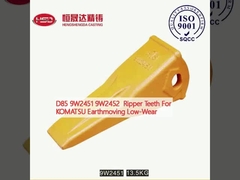D85 9W2451 9W2452 Ripper Teeth For KOMATSU Earthmoving Low-Wear (Προσδιορισμός των Δοντιών για το KOMATSU)