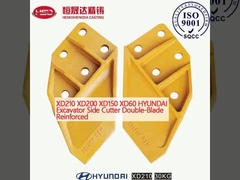 XD210 XD200 XD150 XD60 HYUNDAI Εκσκαφέας πλευρικός κόφτης διπλής λεπίδας ενισχυμένος