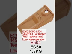 EC60 EC140 E504 14527863 Αντικατάσταση οδοντοστοιχείων με επίπεδο κουβά