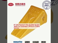 PC120 Premium επίπεδα ανθεκτικά δόντια κουβά για εξορυκτήρα 24ωρη ηλεκτρονική υπηρεσία