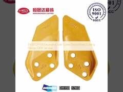 DH55 DH150 Εκσκαφέας πλευρικός κοπτήρας εξορθολογισμένη σχεδίαση κοπής OEM εξυπηρέτηση
