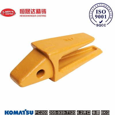 PC200 205 939 7120 Excavator Adapters for Komatsu Anti-Rock Impact Fracture Design