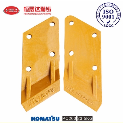 PC100 PC200  Excavator Side Cutter Bidirectional Stress Dispersion