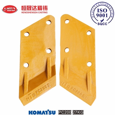 PC100 PC200  Excavator Side Cutter Bidirectional Stress Dispersion