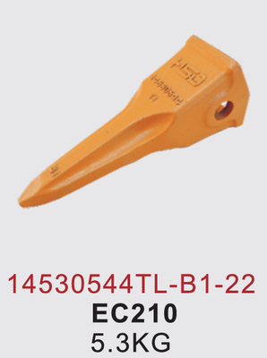 EC210 EC210RC 14530544 VOLVO Flat Bucket Teeth Modular Tip Design