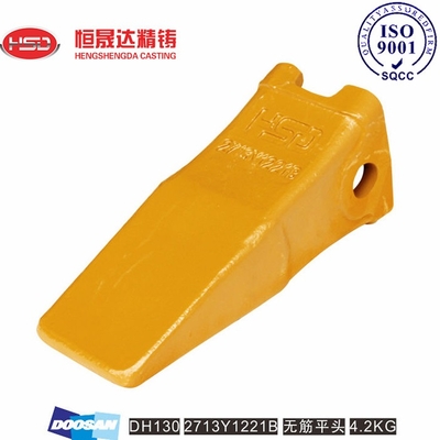 DH130 DH55 2713Y1221 18S Excavator Bucket Teeth Triple Tempered Anti-fracture