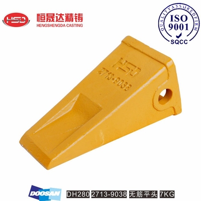 DH220 DH280 2713-9041RC 2713-9038 DOOSAN Bucket Teeth Tip Strength Treatment