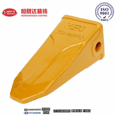 DH220 DH280 2713-9041RC 2713-9038 DOOSAN Bucket Teeth Tip Strength Treatment