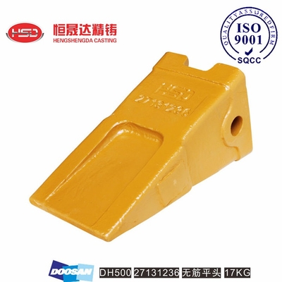DH500 27131236RC DOOSAN Excavator Big Ice Bucket Teeth Optimized Tooth Shape