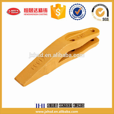 excavator spare pars bucket loading teeth 4K1531 for wheel loader