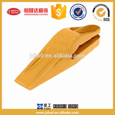 excavator full types spare parts wheel loader XG50 bucket teeth for sale