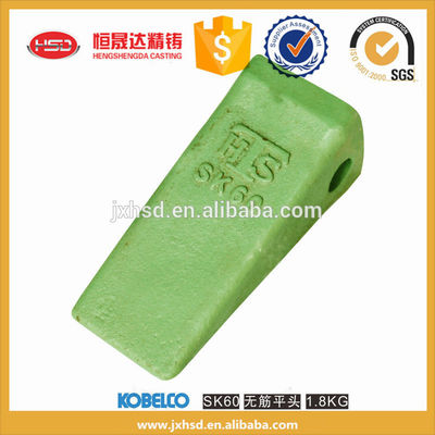 Excavator replacement parts bucket teeth for Kobelco SK60