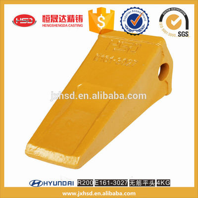 new construction machinery excavator parts bucket teeth R200 1613027 for Hyundai