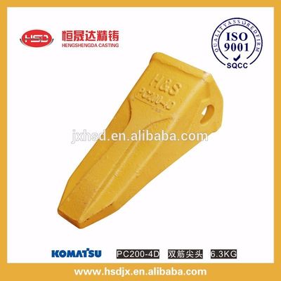 Factory provide OEM Tooth Point Digging Forged Bucket Teeth PC200 Excavator Parts