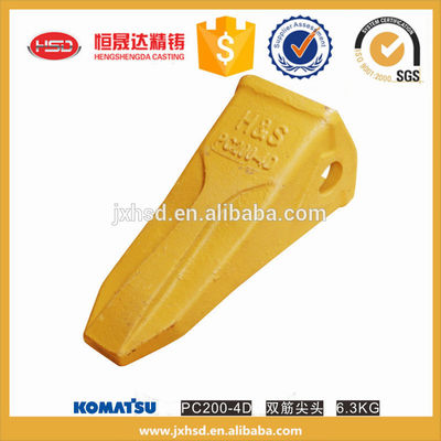 Factory provide OEM Tooth Point Digging Forged Bucket Teeth PC200 Excavator Parts