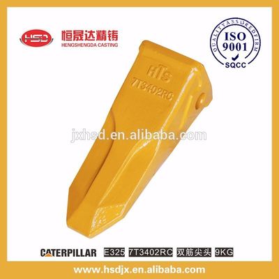 Replacement parts mini excavator bucket rock teeth 7T3402