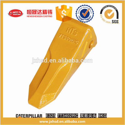 Replacement parts mini excavator bucket rock teeth 7T3402