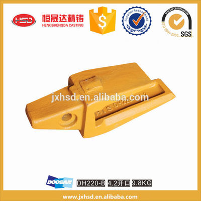 DH220 excavator bucket teeth and adapter 2713-9042 for daewoo