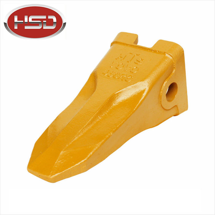 Heavy precision casting rock construction machinery parts excavator bucket teeth from HSD factory with gape mouth
